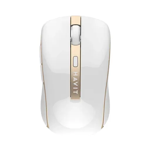 [HV-MS951GT-WG] HAVIT - MOUSE INALAMBRICO BLANCO-DORADO