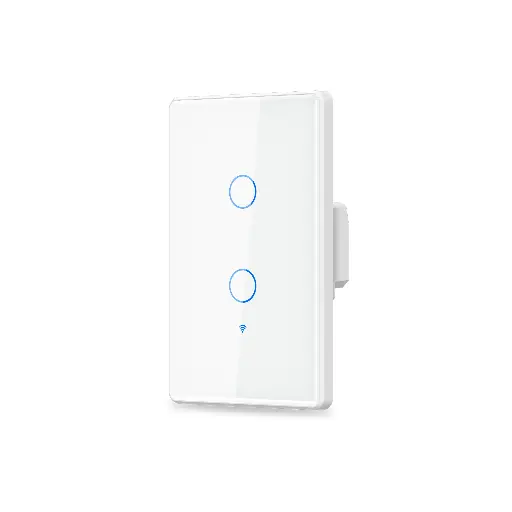 [H358] DIMAX - INTERRUPTOR SMART WIFI BLANCO 2 TOMAS