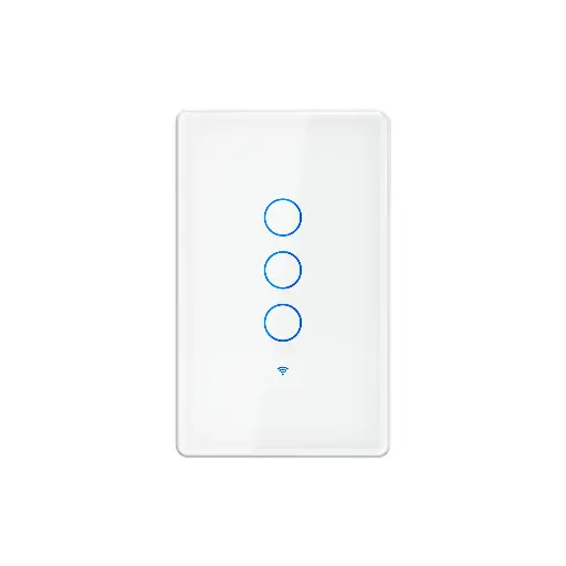 [H359] DIMAX - INTERRUPTOR SMART WIFI BLANCO 3 TOMAS 