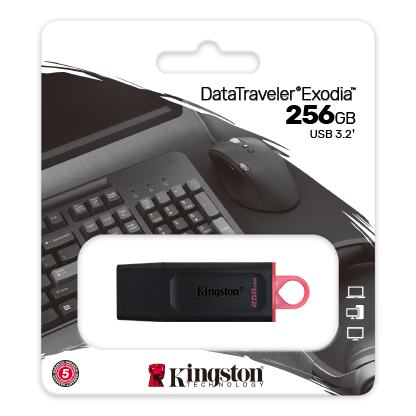 [DTX/256GB] KINGSTON - UNIDAD FLASH USB DATATRAVELER EXODIA DE 256GB