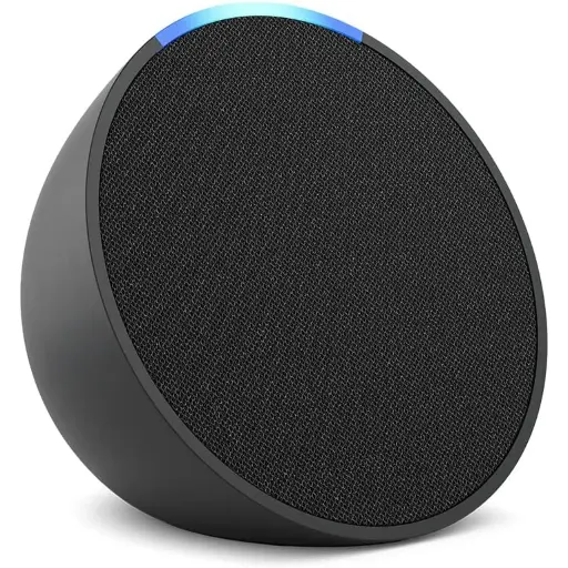[C2H4R9-N] AMAZON - ALEXA PARLANTE INTELIGENTE ECHO POP (Ultima Generación) - NEGRO 
