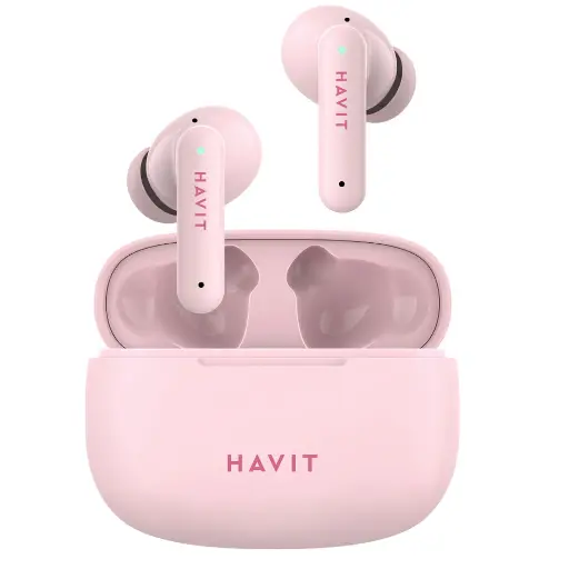 [TW967 PRO-P] HAVIT - AURICULARES INALAMBRICOS ESTEREO ROSA