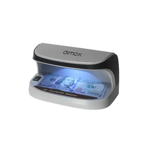 [C893] DIMAX - DETECTOR DE BILLETES FALSOS CON LED UV 
