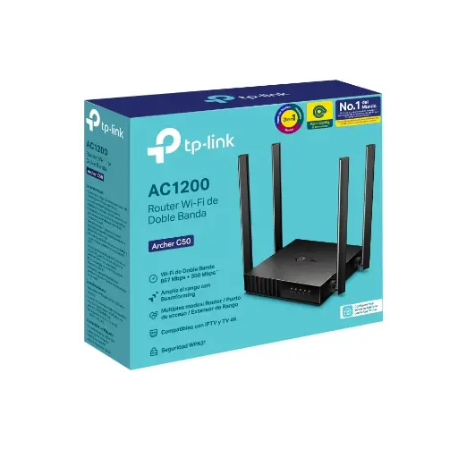 [Archer C50] TP-LINK - ROUTER INALAMBRICO ARCHER C50 AC1200 