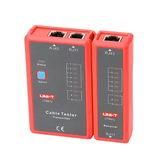 [UT681L] UNIT-T - TESTER PARA CABLE RJ45 Y RJ11 (TELEFONIA)
